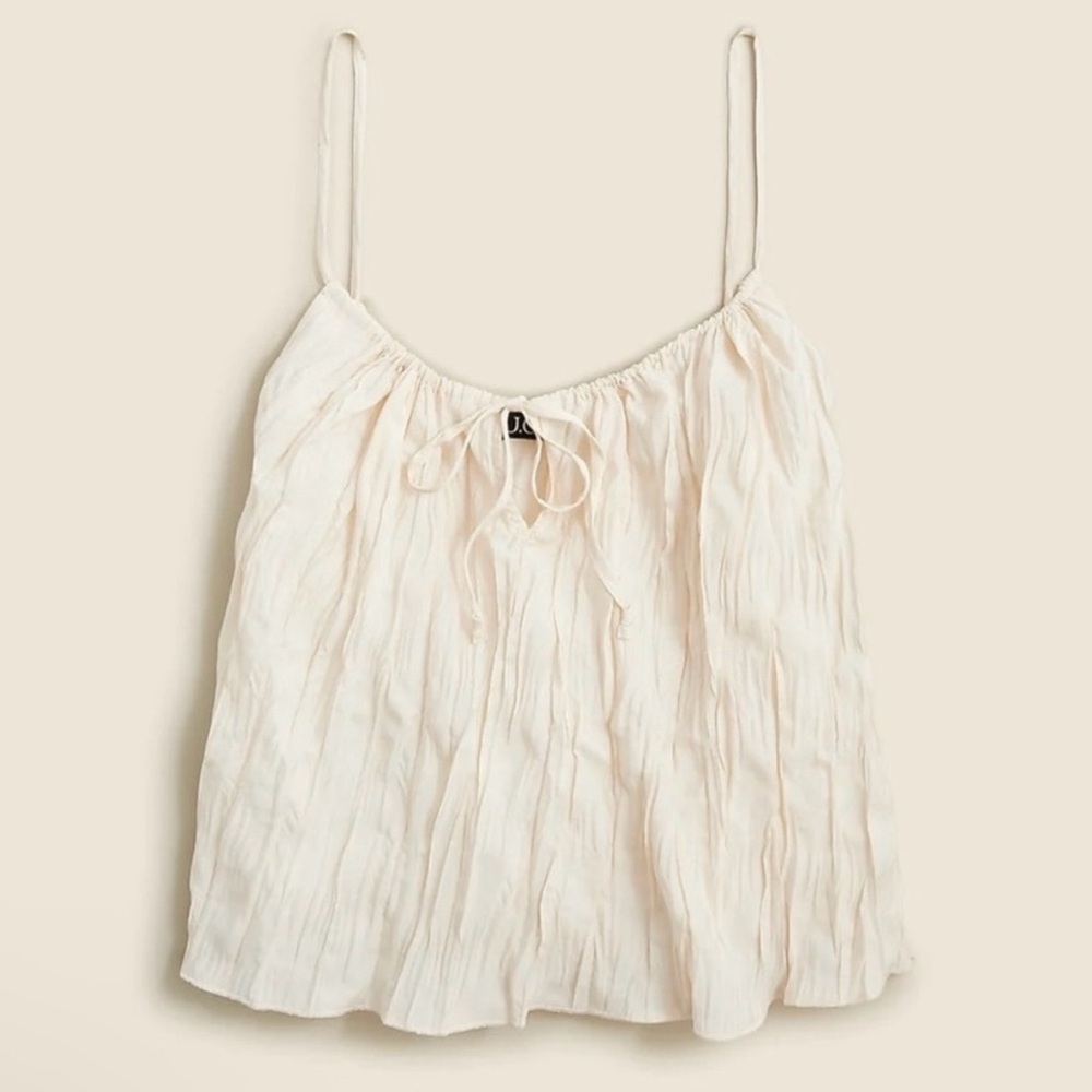 jcrew Crinkled Tank Top
